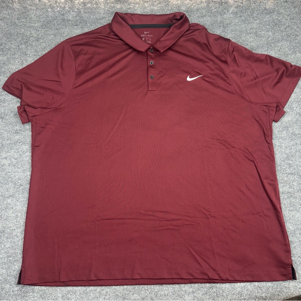 Nike Men's Burgundy Golf Polo Shirt